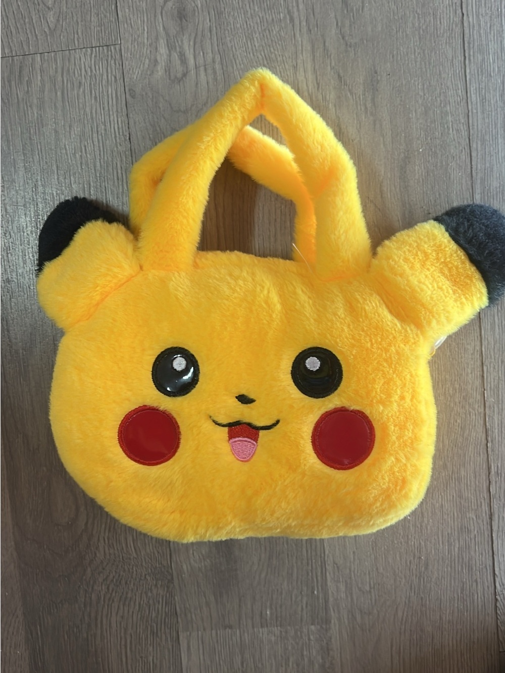 Pokémon Plush Yellow Pikachu Face Handbag